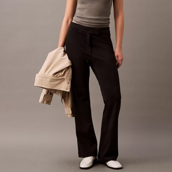 Calvin Klein Pants - Calvin Klein Ponte Flared Fit Pants - Size 2 - Color Gray